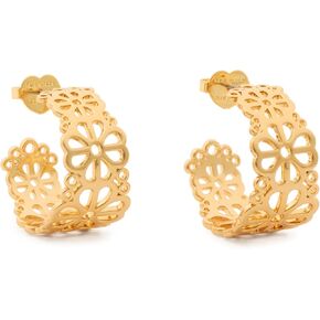 Kate Spade New York Spade Flower Hoops in Kuwait