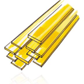ITI NYC Genuine 10K Gold (417) Solid Flat Wire - .080 x .040 Inch (2.0 x 1.0 MM) Thickness in Saudi Arabia