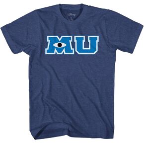 Disney Pixar Monster University Logo Symbol Mike Sulley Adult T-Shirt in Kuwait