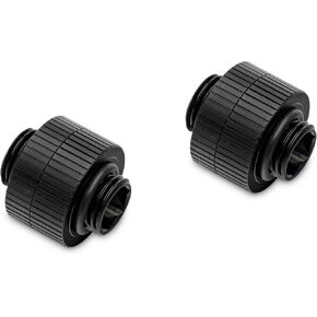EKWB EK-Quantum Torque 14mm Rotary Male to Male Extender Fitting, Nickel, 2-Pack in Kuwait