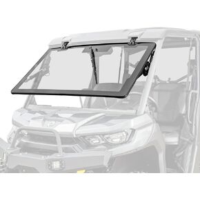 SuperATV Can-Am Defender MaxDrive Power Flip Glass Windshield in Kuwait