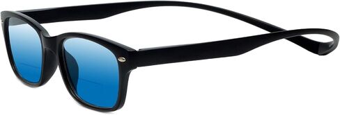 Magz Greenwich Magnetic Bifocal Sunglasses للجنسين الخلفية التي تربط حول الرقبة معلقة القراء من الشمس المعابد الطويلة in Kuwait