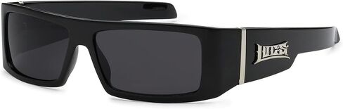 6 Pack HARDCORE LOCS Sunglasses | BLACK Designer Gangster Cholo Mad Dog Shades in Saudi Arabia