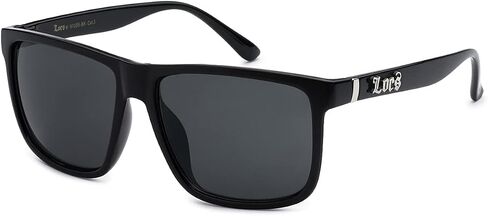 6 Pack HARDCORE LOCS Sunglasses | BLACK Designer Gangster Cholo Mad Dog Shades in Saudi Arabia