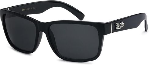 6 Pack HARDCORE LOCS Sunglasses | BLACK Designer Gangster Cholo Mad Dog Shades in Saudi Arabia