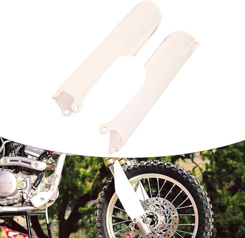 غطاء حماية امتصاص الصدمات الأمامي لشوكة Honda CRF250R CRF250RX CRF300RX CRF450L CRF450R CRF450RL CRF450RX CRF450X R-WE 2019-2025 (أبيض) in Kuwait
