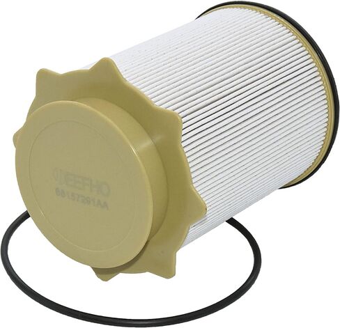 Fuel Filter with O-ring Compatible with 2010-2021 Dodge Ram 2500 3500 4500 5500 6.7L Turbo Cummins Diesel Engines, Replaces# 68065608AA, 68157291AA in Saudi Arabia