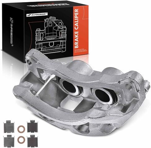 A-Premium Disc Brake Caliper Assembly with Bracket Compatible with Select Ram, Dodge and Sterling Truck Models - 4500/5500 2011-2018, Ram 5500, Ram 4500, Bullet 55, Bullet 45, Front or Rear Passenger in Saudi Arabia