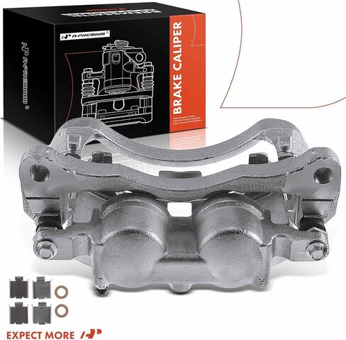 A-Premium Disc Brake Caliper Assembly with Bracket Compatible with Select Ram, Dodge and Sterling Truck Models - 4500/5500 2011-2018, Ram 5500, Ram 4500, Bullet 55, Bullet 45, Front or Rear Passenger in Saudi Arabia