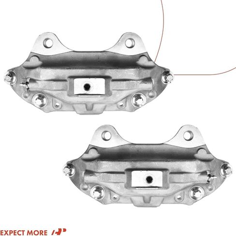 A-Premium Disc-Disciper Assembly متوافق مع طرازات Cadillac و Chevy-Camaro 2016 ، ATS 2013-2019 ، CT6 2016-2020 ، CTS 2015-2019-السائق الأمامي والركاب in Saudi Arabia