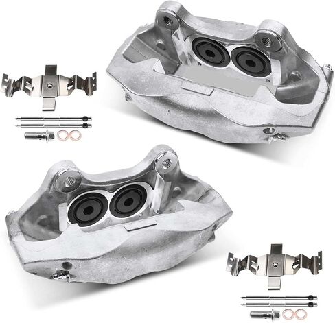 A-Premium Disc-Disciper Assembly متوافق مع طرازات Cadillac و Chevy-Camaro 2016 ، ATS 2013-2019 ، CT6 2016-2020 ، CTS 2015-2019-السائق الأمامي والركاب in Saudi Arabia