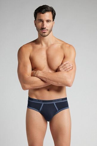 Men’s Superior Cotton Briefs with Logo in Saudi Arabia