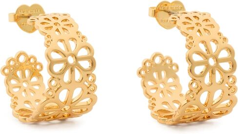 kate spade new york Spade Flower Lace Hoops in Saudi Arabia