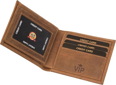 Made in Mexico Genuine Leather Men's Wallet, Cartera de Hombre (Black) in Saudi Arabia