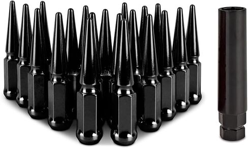 ارتفعت Mishimoto المكسرات العربية ، M12x1.5 ، مجموعة 20-PC ، أسود in Kuwait