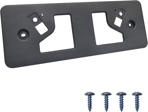 Front License Plate Frame Mounting Bracket Tag Holder Textured Black Fits for 2015 2016 2017 2018 Nissan Murano Replace 962105AA0A NI1068127 in Saudi Arabia