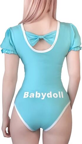 Littleforbig Cotton Romper Onesie Pajamas Bodysuit - Daddy’s Secret Princess Onesie Skirt Set Blue Babydoll in Saudi Arabia