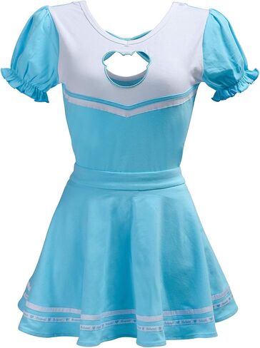 Littleforbig Cotton Romper Onesie Pajamas Bodysuit - Daddy’s Secret Princess Onesie Skirt Set Blue Babydoll in Saudi Arabia