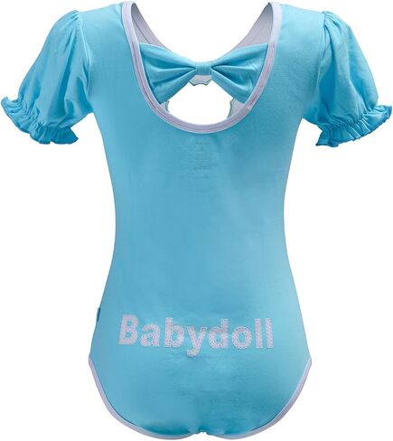Littleforbig Cotton Romper Onesie Pajamas Bodysuit - Daddy’s Secret Princess Onesie Skirt Set Blue Babydoll in Saudi Arabia