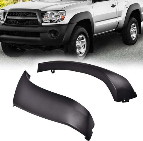 Front Primed End Caps Bumper End Cover, Compatible with Toyota Tacoma 2005-2011 Base, Pre Runner Models, 2PCS in Saudi Arabia