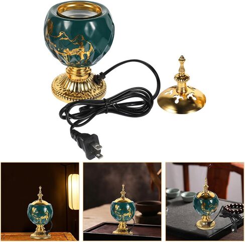 Bakhoor Electric Bisense Beassion - عتيق البخور العربي الموقد الشرق الأوسط على الطاولة الكهربائية للرقابة الكهربائية رائحة الحرق العود in Kuwait