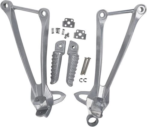 Green-L Passenger Footpegs Rear Footrest Bracket Fit for Kawasaki Ninja ZX6R 2009-2024 ZX636 2013-2024 ZX10R 2008-2010 (Sand Black) in Kuwait