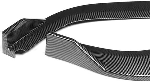 3 Pieces Front Bumper Lip Spoiler Splitter Side Body Kit Trim Protection Compatible with 2013-2015 Nissan Altima Sedan 4DR, 2014 (Painted Black) in Saudi Arabia