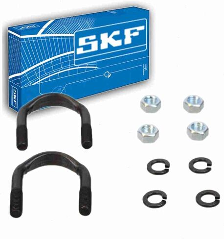 SKF الأمامي العمود الأمامي الخلفي مفصل u-bolt مجموعة متوافقة مع فورد F-150 4.9L 5.0L 5.8L L6 V8 1980-1996 in Saudi Arabia