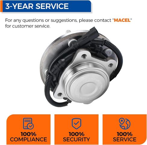 Parod 512493 زوج من 2 من محور العجلة الخلفي ومجموعة المحامل متوافقة مع 2012-2016 Chrysler Town & Country ، 2012-2020 Dodge Grand Caravan ، 2012-2015 RAM C/V ، 2012-2013 VW Routan w/ABS in Saudi Arabia