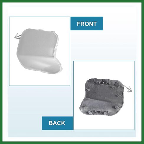 Motoforti الأمامي الوفير خطاف السحب غطاء السيارة سحب غطاء ثقب العيون الغطاء البديل 622A0-4BA0A لنيسان روغ 2014 2015 2016 الفضة نغمة طويلة الأمد in Saudi Arabia