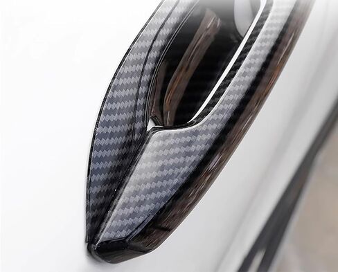 ملحقات السيارات تناسب Honda CR-V CRV 2017 2018 2019 2020 2021 2022 غطاء مقبض الباب الخارجي (ألياف الكربون) ABS 8 PCS بدون Keyhol in Saudi Arabia