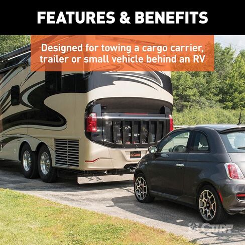 Curt 13701 Camper مقطورة قابلة للتعديل Hitch RV السحب مع قطرة 2 بوصة ، 2 في. المتلقي ، 5000 رطل. in Saudi Arabia