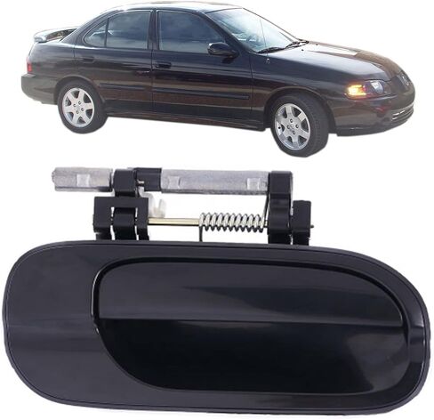 Auto Parts Avenue APA Replacement Outer Front Door Handle Black for 2000-2006 Sentra Driver Left LH Side NI1310117 in Kuwait