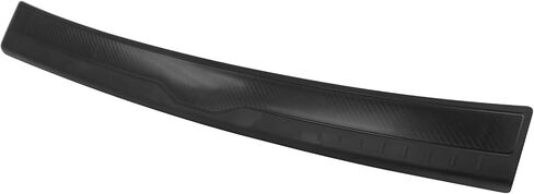IKON MOTORSPORTS, Rear Bumper Protector Compatible with 2015-2021 Subaru WRX & WRX STI, Unpainted Black PP Polypropylene Waterproof Cargo Trunk Bumper Guard Sill Step Plate Pad Cover Trim in Saudi Arabia