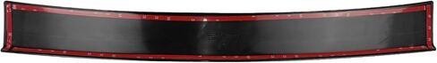 IKON MOTORSPORTS, Rear Bumper Protector Compatible with 2015-2021 Subaru WRX & WRX STI, Unpainted Black PP Polypropylene Waterproof Cargo Trunk Bumper Guard Sill Step Plate Pad Cover Trim in Saudi Arabia