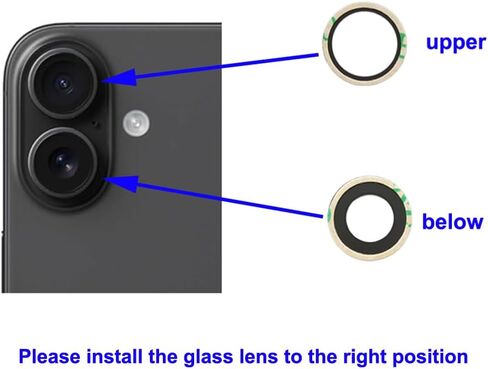 3pcs OEM Original Rear Camea Glass Lens Replacement for iPhone 11 and iPhone 11 Pro and iPhone 11 Pro Max with Adhesive Preinstalled and Repair Tools in Saudi Arabia