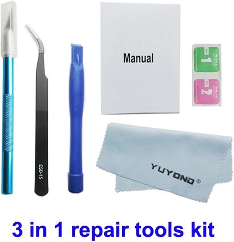 3pcs OEM Original Rear Camea Glass Lens Replacement for iPhone 11 and iPhone 11 Pro and iPhone 11 Pro Max with Adhesive Preinstalled and Repair Tools in Saudi Arabia