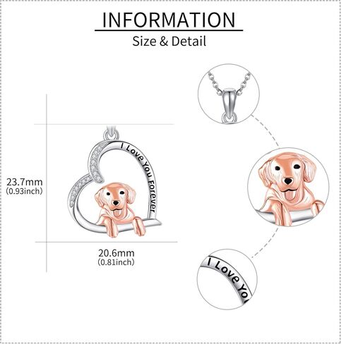 Capybara/Squirrel/Chihuahua Necklace Sterling Silver Chihuahua Squirrel Jewelry Capybara Gifts for Women in Kuwait