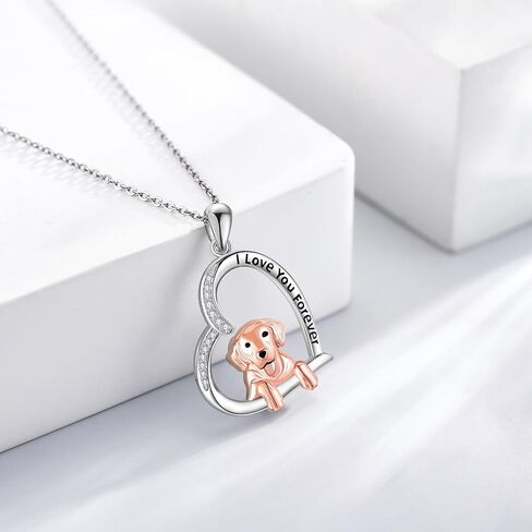 Capybara/Squirrel/Chihuahua Necklace Sterling Silver Chihuahua Squirrel Jewelry Capybara Gifts for Women in Kuwait