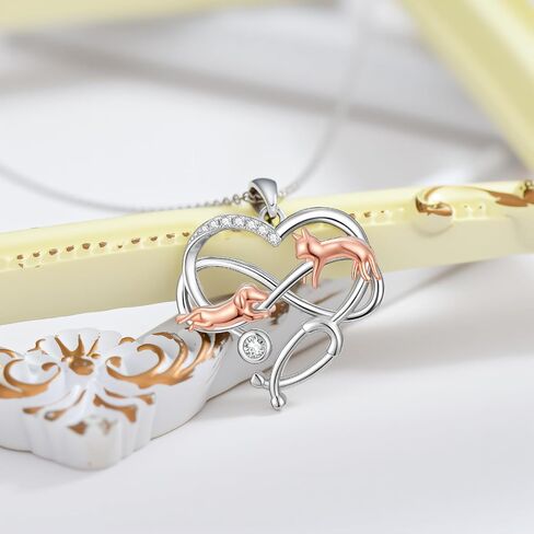 Capybara/Squirrel/Chihuahua Necklace Sterling Silver Chihuahua Squirrel Jewelry Capybara Gifts for Women in Kuwait