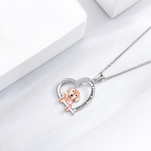 Capybara/Squirrel/Chihuahua Necklace Sterling Silver Chihuahua Squirrel Jewelry Capybara Gifts for Women in Kuwait