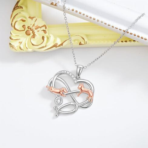 Capybara/Squirrel/Chihuahua Necklace Sterling Silver Chihuahua Squirrel Jewelry Capybara Gifts for Women in Kuwait