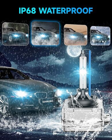 Fit for BMW 2007-2016 320i 328i 335i Xdrive GT E90 E92 E93 2014-2016 428i 435i 2017-2019 430i 440i D1S HID Xenon Headlight Bulbs, 750li 760li High Low Beam Bulb, 8000K White Blue, Pack of 2 in Kuwait