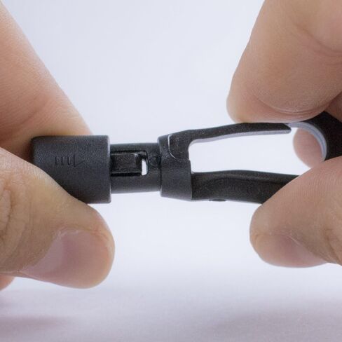 Paracord Planet Bungee Cord And Hooks - يناسب 1/8 "نطاقات الصدمة ومقاومة - أسود (20 حزمة) in Saudi Arabia