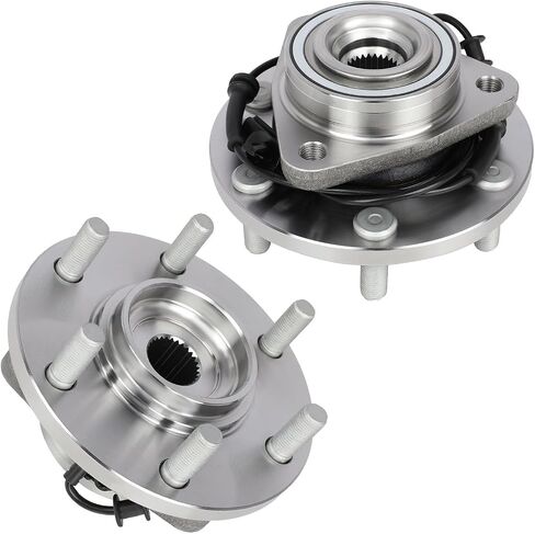 Detroit Axle-2 مراكز تحمل العجلات الأمامية لعام 2011-2013 Infiniti QX56 ، 2014-2021 QX80 ، 2017-2022 Nissan Armada Wheel Wheel and Hubs Assembly Placbly in Saudi Arabia