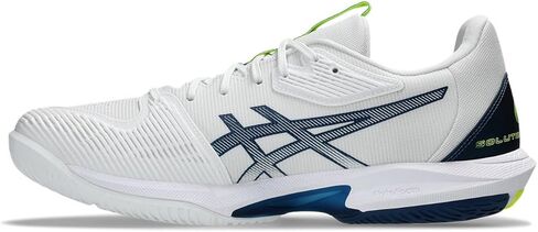 أحذية التنس 9 التنس للسيدات من ASICS ، 10.5 ، فضية بيضاء/نقية in Kuwait
