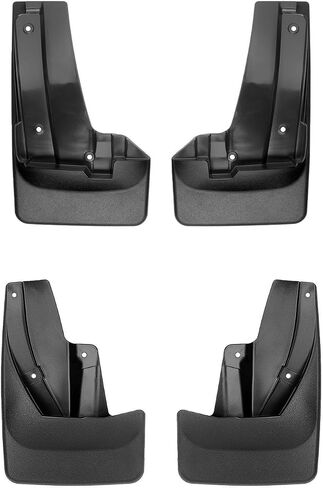 WeatherTech Custom No Drill Splash Guard MudFlaps for Subaru Outback - Front & Rear Set (110115-120166), Black in Saudi Arabia