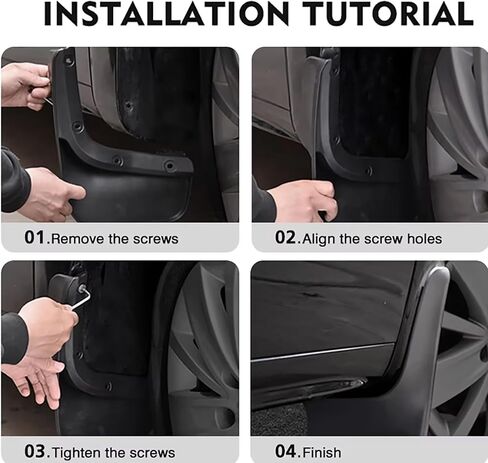 اللوحات الطينية ل Toyota Grand Highlander 2024-2025 ، لا حفر لا شريط مخصص الطين واقي الطين جميع حارس حامي الإطارات الحارس طين العجلة والإطارات حراس in Saudi Arabia