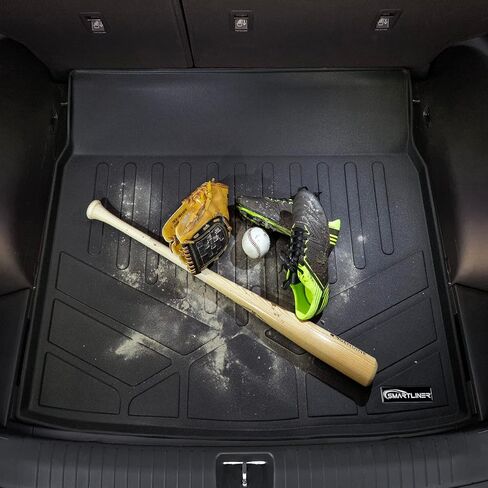 SMARTLINER All Weather Custom Fit Black Cargo Liner Behind The 2nd Row Compatible with 2022-2023 Jeep Grand Wagoneer in Saudi Arabia