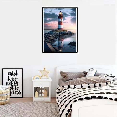 VeGuude Diamond Painting Kits for Adults, Owl 5D Diamond Art Kits, Full Drill DIY Crafts for Adults Home Wall Decor Gift Diamond Dots [11.8x15.7inch] in Saudi Arabia